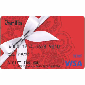 Vanilla® Visa® $20-$500 Red Swirls eGift Card