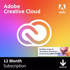 Adobe Creative Cloud for Windows/macOS, 1 User [Digital Download]