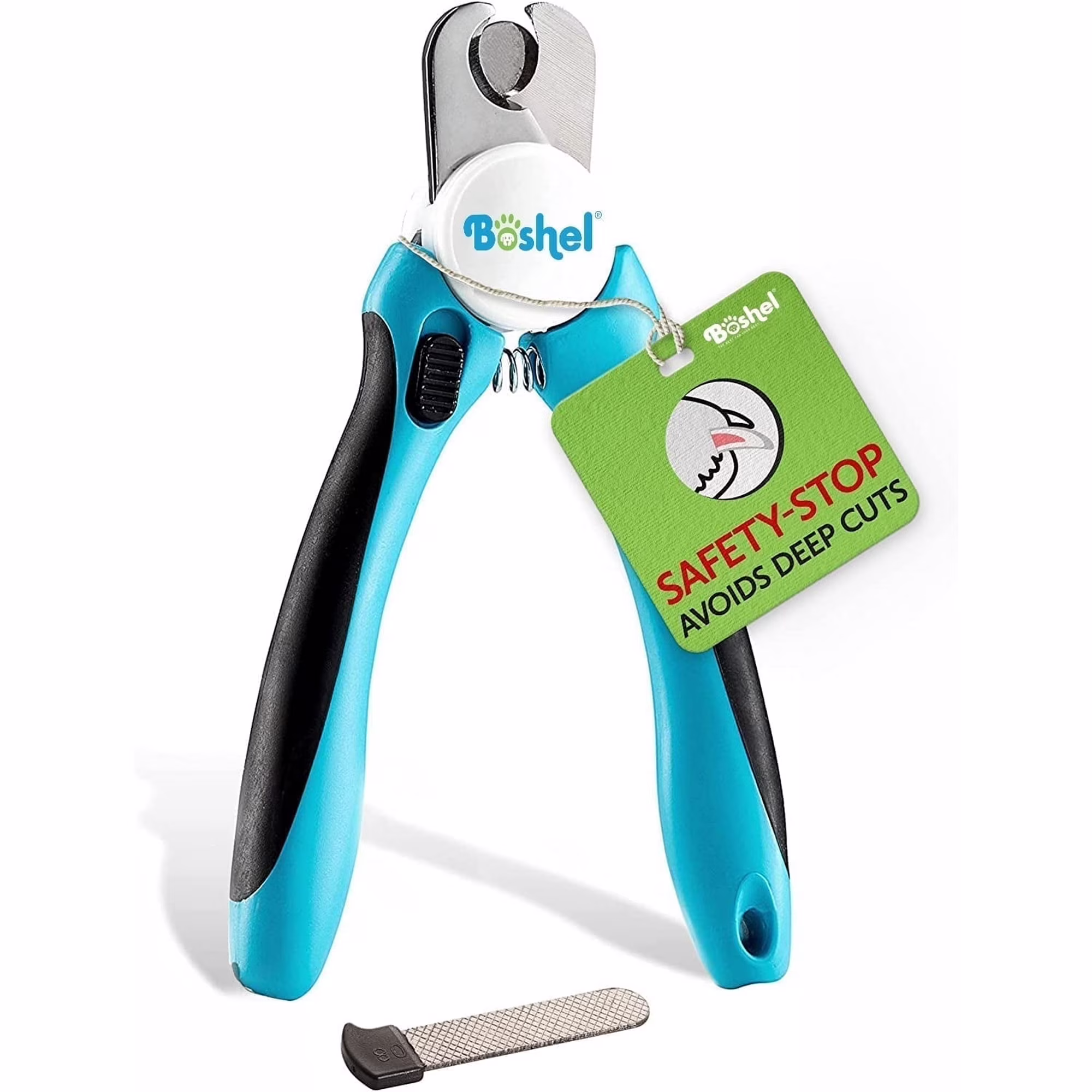 Boshel Dog Nail Clippers, Pet Nail Trimmers for Large Dogs with Safety Guard and Toenail File,Boshel Dog Nail Clippers, Pet Nail Trimmers for Large Dogs with Safety Guard and Toenail File