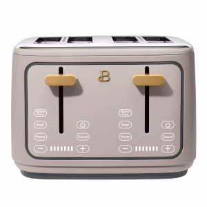 Beautiful 4-Slice Toaster with Touch-Activated Display