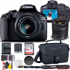 Canon EOS 2000D / Rebel T7 DSLR Camera with 18-55mm Lens